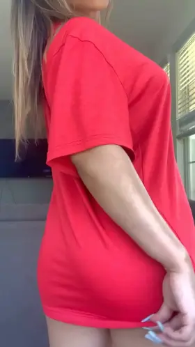 did you expect all this ass under my shirt?