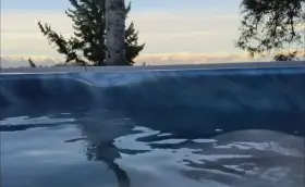 Beware. Nipples spotted in the hot tub