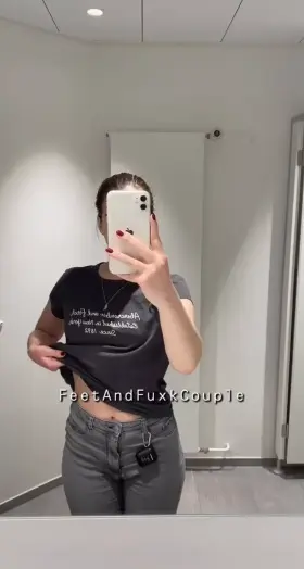 Don’t mind me, just a Teen showing off in her works bathroom