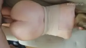 Part 3 of 4. Blonde pawg drives three hours to earn a creampie.