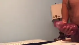 My first cumshot with my new toy went very well