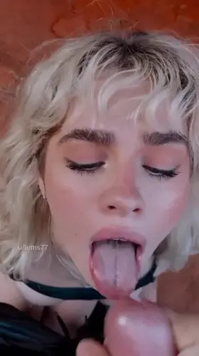 do i look pretty with cum on my face?