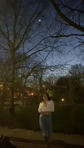 Flashing next to traffic, was super nervous 😅 [GIF]