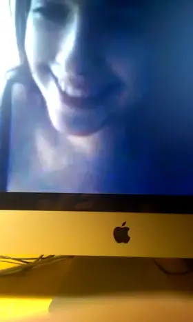 Do you think my girl is cheating? Had her on cam and she looks to the side where her front door is. Then covers cam with her tits and later like her chair gor pulled back? What do you guys think?!