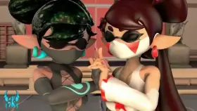 Ninja Marie and Callie (Sariken) [Splatoon]