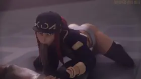 Akali uses her shadowy arts ( polishedjadebell)