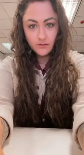 Flashed my tits at the office to celebrate Titty Tuesday