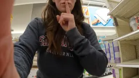 Flashing strangers my huge hangers is definitely my favorite hobby, but please don't tell anyone!