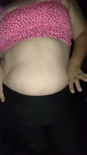 Come help me play with my huge stomach before you fuck me