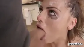 Meat Gets Sloppy Throat Pounded