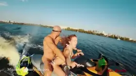 Going for a ride on the Jet Ski