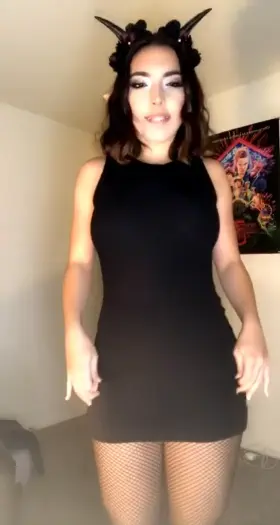 The treat I want this year is a cream pie 😈🎃🙈