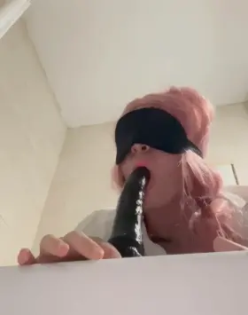 Sissy kept practicing her BBC deepthroating skills after last submission 🥰 still looking for ideas DM me