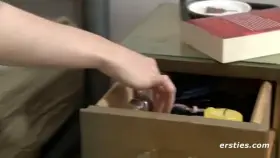 Teasing her pussy to fuck her ass.