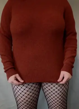 dropping out of my favorite fall sweater (OC)