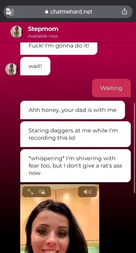 Making my stepmom play with whipped cream