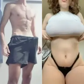 My big fat cock or her big fat tits?