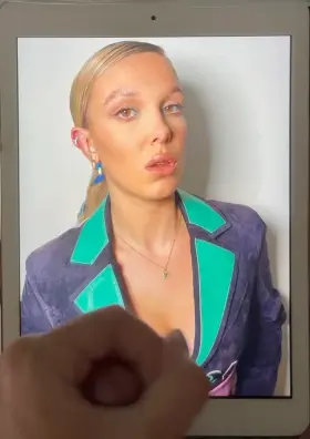 Millie Bobby Brown cumtribute!