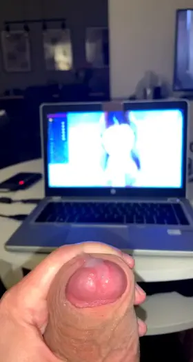 Leaking precum and cum during this edging to a virtual blowjob