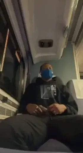 Got horny on my train ride so had to bust a quick load😜