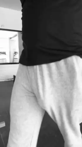 Walking around in empty gym