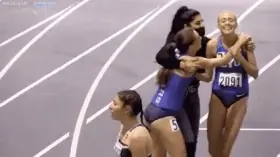 BYU runner has great ass