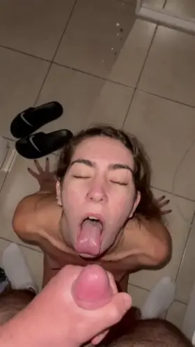 shot ropes on her face