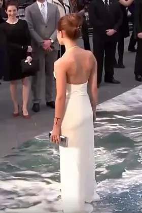 Emma Watson manifested wild fantasies in many boys and men with this dress