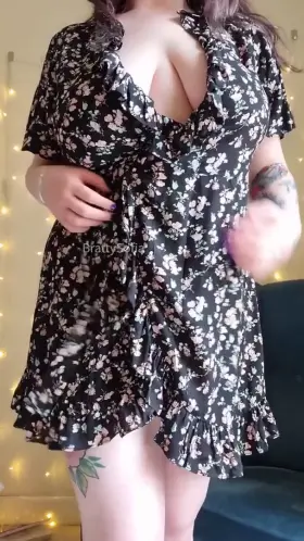 It's too cold for sundresses now, but I can still strip out of them for you 😏