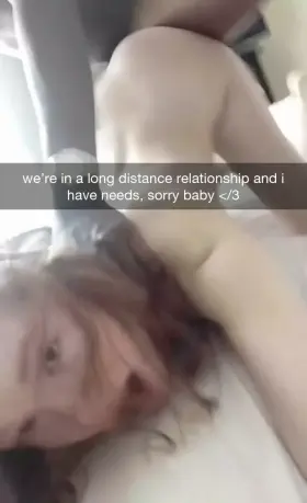 Your girlfriend had to move across the country for her job. You and her haven't had sex in weeks now...