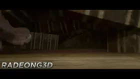 Lara as usual in trouble with Tentacle (RadeonG3D)[Tomb Raider]