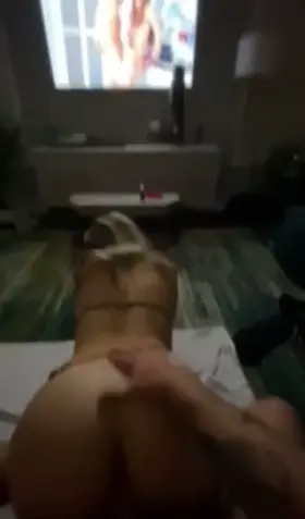 Taking his 8.5” dick with a plug in and watching porn had me going crazy