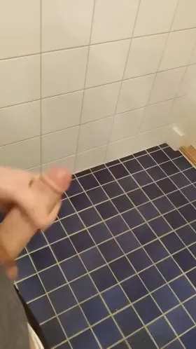 First hands free, look at it throbbing