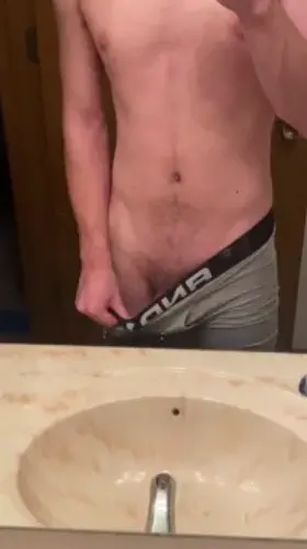 He gets jumpy when I let him out