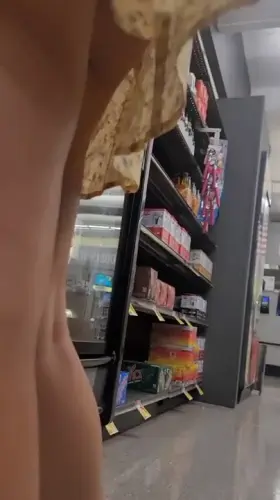 You see me out shopping.