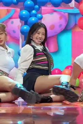 Natty in Short Shorts