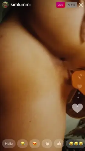 IG caught - Smile for her and have a good night