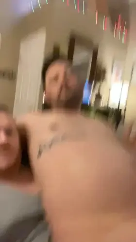 Sometimes you just gotta hop on, no time to take all the clothes off