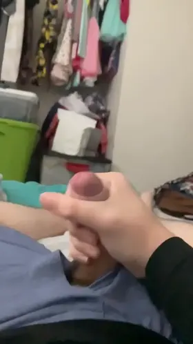 Prime example of stress leaving the body one shot at a time 😉