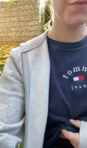 had some risky fun in my parents garden.. i caught my neighbour watching but I have to admit it turned me on a bit to know that he was watching