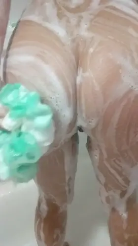 Walk up to 38yo wife in the shower and slide it right in??[video]