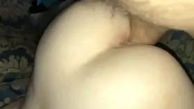 Tiny redhead takes a huge dick