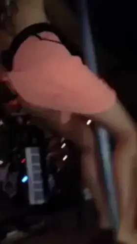 Sexy dance in the bar