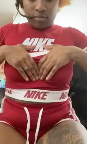 Love playing with my tits at work