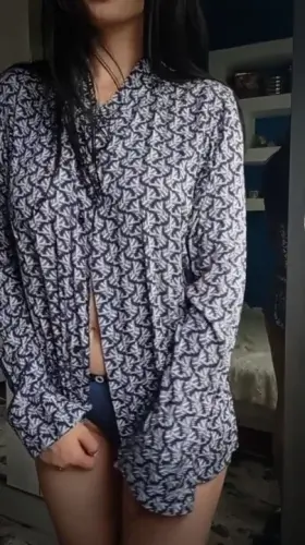 I hope you don't mind I borrowed your work shirt...