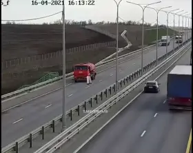 Crash caused when distracted driver slams into disabled truck at full speed