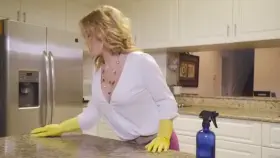 Getting a going away gift from my stepmom