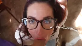 Eye contact while sucking cock is everything!