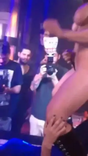 Hot Stripper Having Fun With Stranger From The Crowd