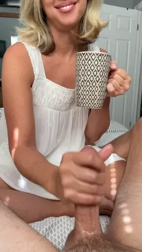 If your day doesn’t start with coffee and a hand-job, you need to re-evaluate your morning routine. [f]40 [m]41